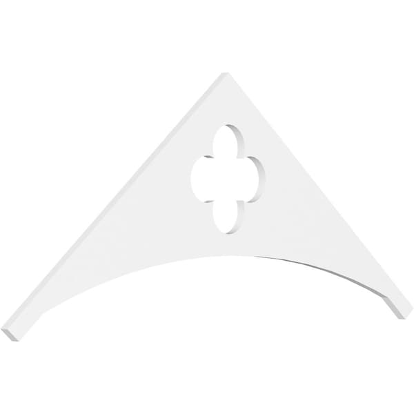 Ekena Millwork Pitch Turner Architectural Grade PVC Gable Pediment, 60"W x 25"H x 1"P (10/12) GPP060X025X100TUR - main